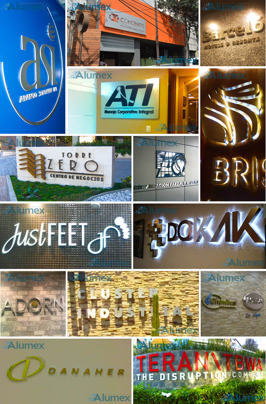 letreros recepcion oficina acero inoxidable anucios luminosos letreors metalicos recepcion corporativos letreros recepciones luminosos 3d anuncios para recepciones anuncios luminosos